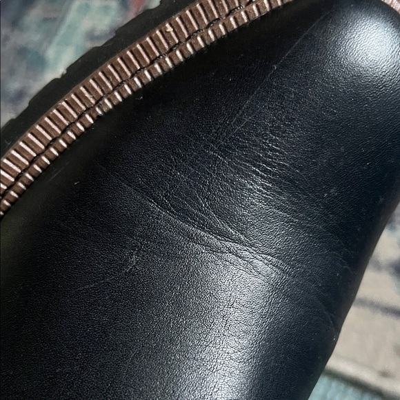 Black Leather Chelsea Boots